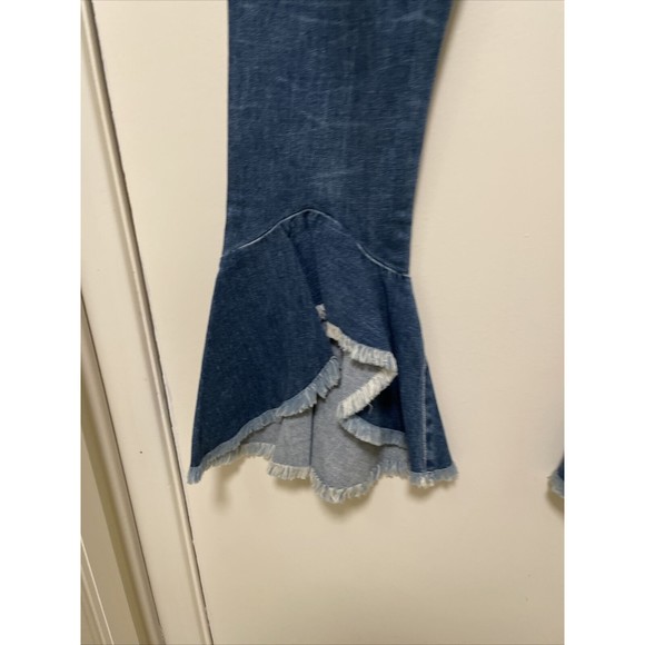 Citizens of Humanity Women's Drew Flounce Jeans 27 Denim High Rise boho chic - Picture 9 of 15